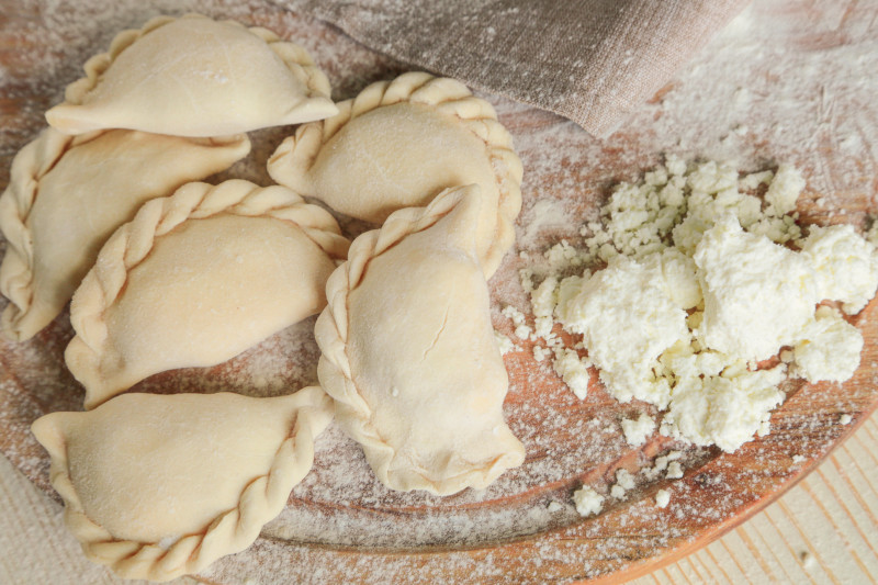 Вареники с фермерским творогом