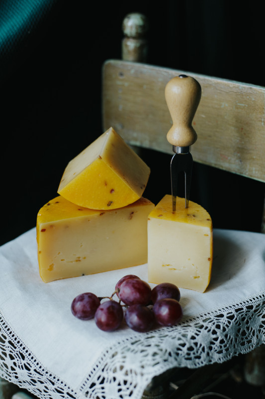 Сыр "Качотта с пажитником" с м.д.ж. в сухом веществе 50%