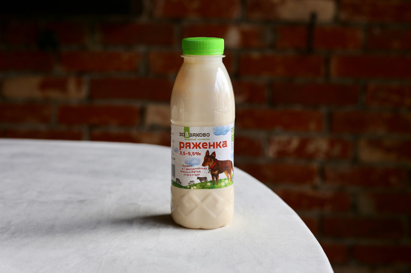 Ряженка из цельного молока м.д.ж. от 3.5% до 5.5% 430г